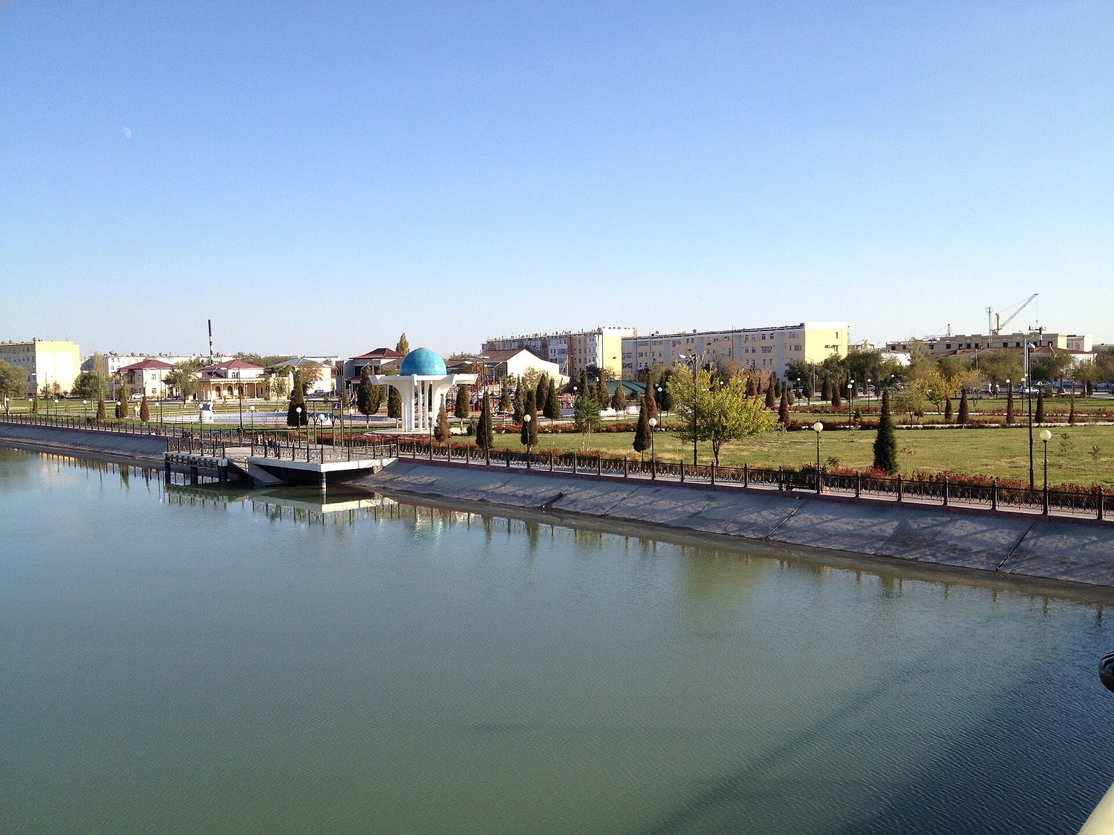 The Shavat canal in Urgench, Khorezm